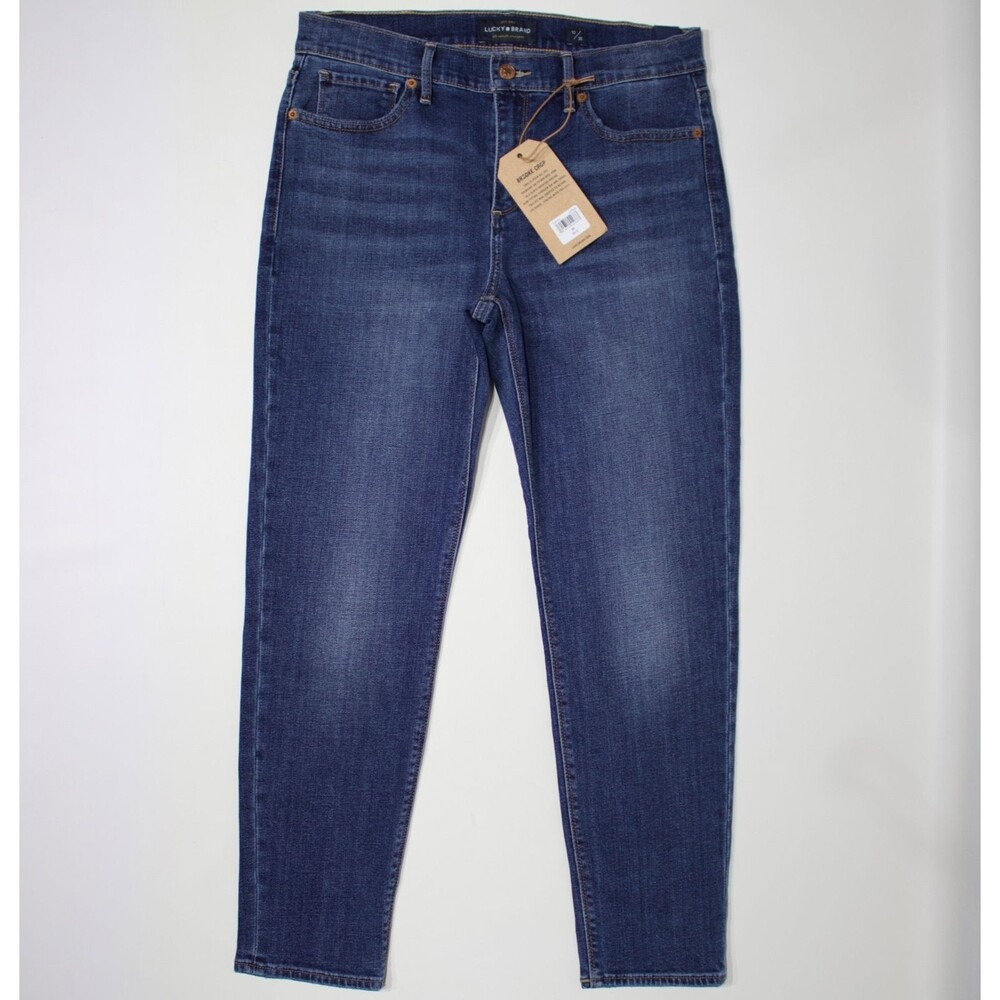 NWT $99 Lucky Brand Brooke Crop Medium Wash Jeans Women’s Size 10/30 (J4)